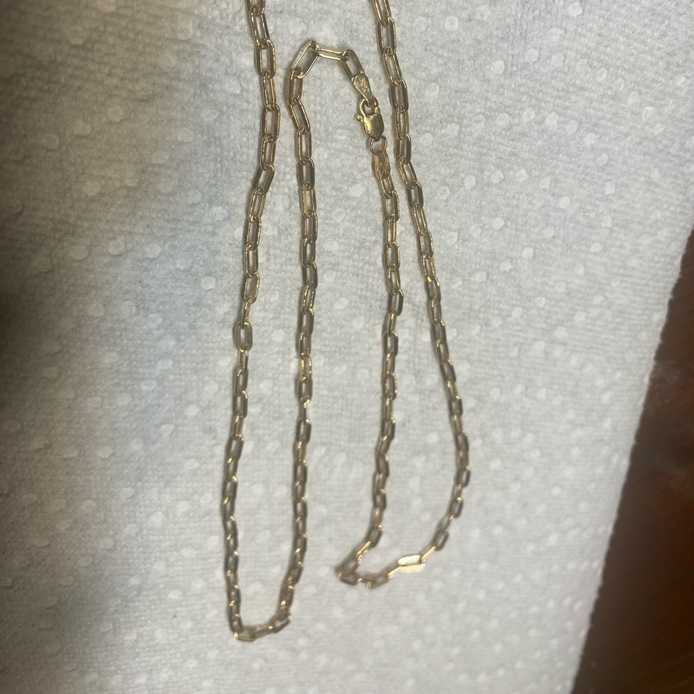Elegant 10k Gold Chain Necklace